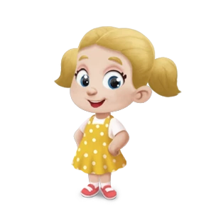 The girl who stars in a personalized book for one kiddo full of positive affirmations. The perfect gift for any occasion! 