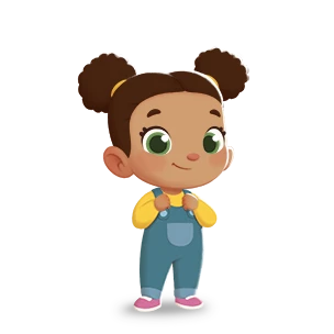 A personalized girl ranging in age from 2 to 5 years old in a personalized book about becoming a big sister, starring her and her baby brother or sister.