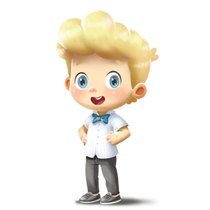 personalizable boy in a free personalized four seasons coloring book