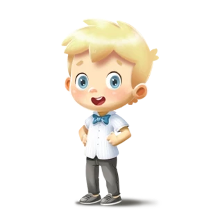 personalizable boy in a free personalized coloring book