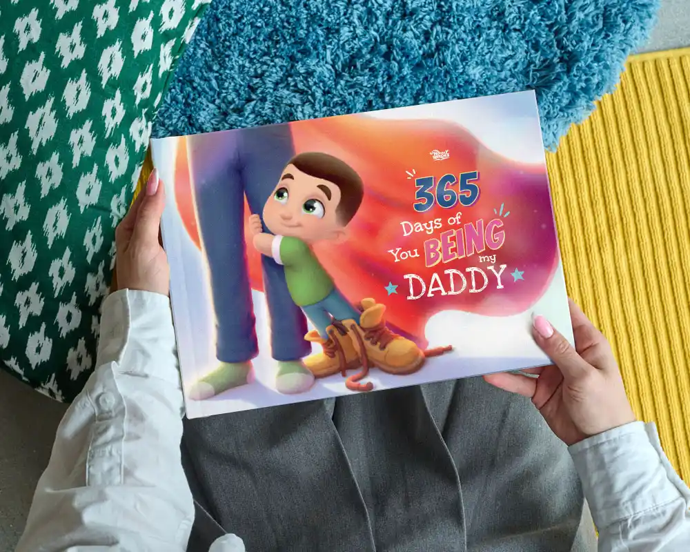 A touching 365 Days of You Being My Daddy book makes the perfect personalized gift for new dads, celebrating a year of love and memories.