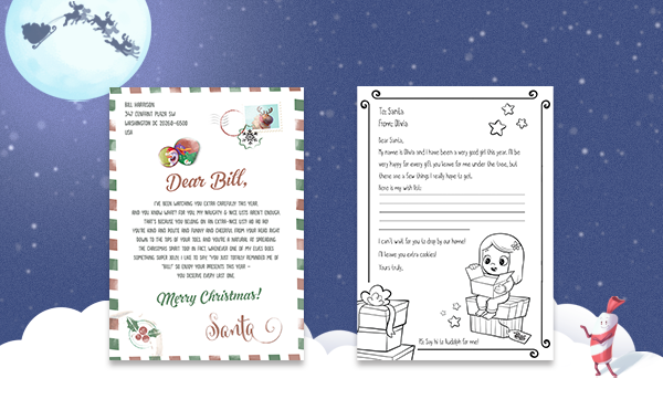 Free Personalized Letter To and From Santa - Hooray Heroes
